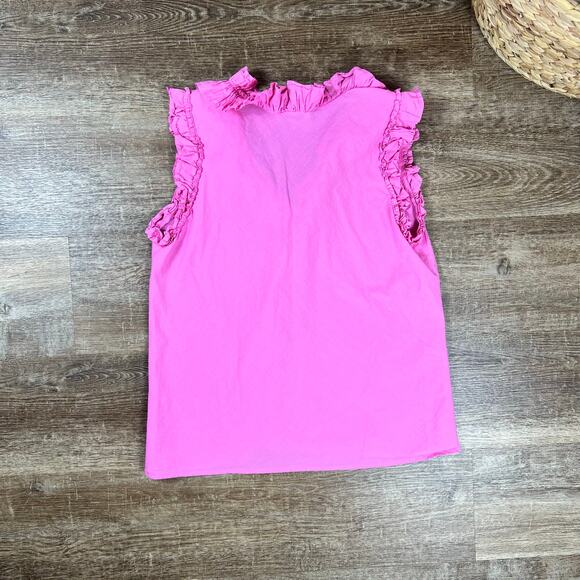 Stark X Women's Duke Top Pink Ruffle Top - Picture 4 of 6
